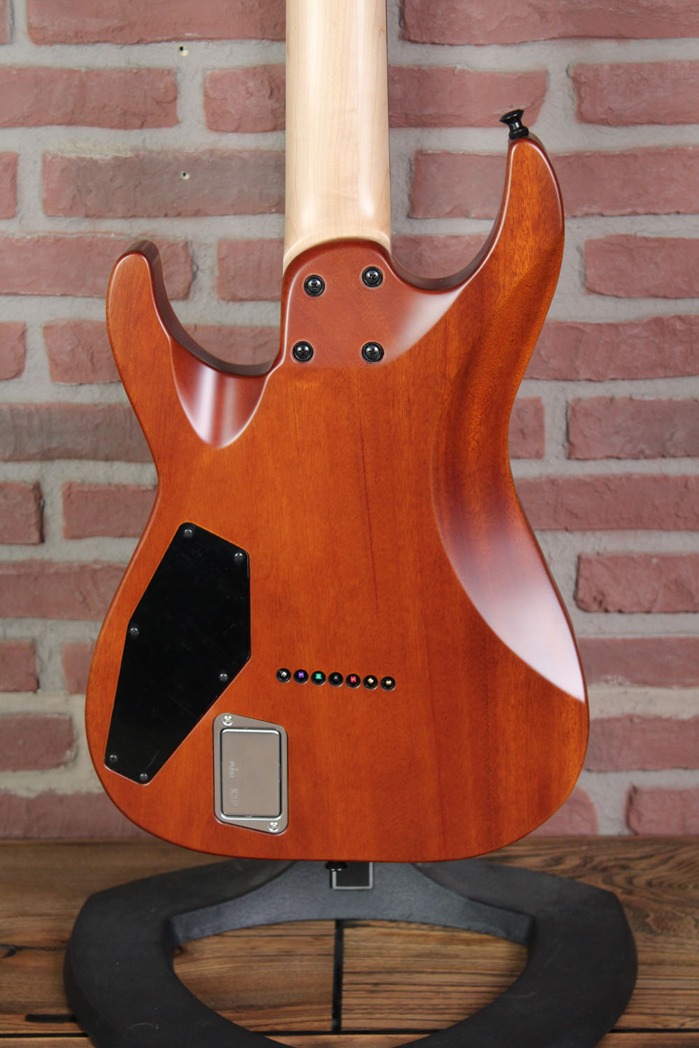 USA M-7 Baritone See  Thru Black Sunburst EMG